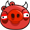 Смайлик «_evil_» из набора «AngryBirds» смайлик