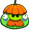 Смайлик «_hat_» из набора «AngryBirds» смайлик