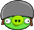 Смайлик «_helmet_» из набора «AngryBirds» смайлик