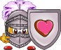 Смайлик «3» из набора «LoveKnight» смайлик