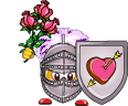 Смайлик «6» из набора «LoveKnight» смайлик