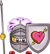 Смайлик «7» из набора «LoveKnight» смайлик
