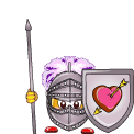 Смайлик «8» из набора «LoveKnight» смайлик