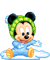 Смайлик «16» из набора «MickeyMouse» смайлик