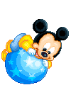 Смайлик «40» из набора «MickeyMouse» смайлик