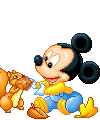 Смайлик «7» из набора «MickeyMouse» смайлик