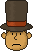Смайлик «2» из набора «ProfessorLayton» смайлик