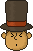 Смайлик «27» из набора «ProfessorLayton» смайлик