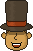 Смайлик «32» из набора «ProfessorLayton» смайлик
