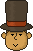 Смайлик «37» из набора «ProfessorLayton» смайлик