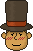 Смайлик «9» из набора «ProfessorLayton» смайлик