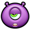 Смайлик «Alien 13» из набора «PurpleMonsters» смайлик
