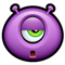 Смайлик «Alien 7» из набора «PurpleMonsters» смайлик