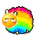 Смайлик «34» из набора «RainbowSheep» смайлик