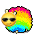 Смайлик «37» из набора «RainbowSheep» смайлик