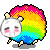 Смайлик «45» из набора «RainbowSheep» смайлик