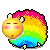 Смайлик «47» из набора «RainbowSheep» смайлик