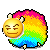Смайлик «49» из набора «RainbowSheep» смайлик