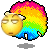 Смайлик «54» из набора «RainbowSheep» смайлик