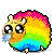 Смайлик «55» из набора «RainbowSheep» смайлик