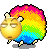 Смайлик «56» из набора «RainbowSheep» смайлик