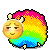 Смайлик «59» из набора «RainbowSheep» смайлик