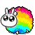 Смайлик «61» из набора «RainbowSheep» смайлик