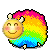 Смайлик «68» из набора «RainbowSheep» смайлик