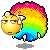 Смайлик «70» из набора «RainbowSheep» смайлик