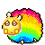 Смайлик «72» из набора «RainbowSheep» смайлик