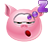 Смайлик «Piggy_Sleep» из набора «Raster» смайлик
