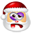 Смайлик «SantaClaus_Beaten» из набора «Raster» смайлик