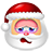 Смайлик «SantaClaus_Shy» из набора «Raster» смайлик