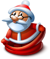 Смайлик «1» из набора «Santa» смайлик