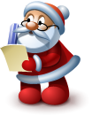 Смайлик «4» из набора «Santa» смайлик