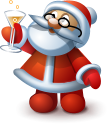 Смайлик «5» из набора «Santa» смайлик