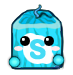Смайлик «Skype» из набора «iMelon» смайлик