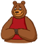 Смайлик «11» из набора «vkBear» смайлик