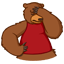 Смайлик «16» из набора «vkBear» смайлик