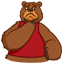 Смайлик «17» из набора «vkBear» смайлик