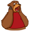 Смайлик «20» из набора «vkBear» смайлик