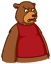 Смайлик «23» из набора «vkBear» смайлик