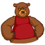 Смайлик «24» из набора «vkBear» смайлик