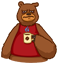 Смайлик «27» из набора «vkBear» смайлик