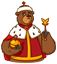 Смайлик «28» из набора «vkBear» смайлик