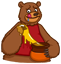 Смайлик «32» из набора «vkBear» смайлик