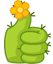Смайлик «1» из набора «vkCactus» смайлик