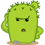 Смайлик «13» из набора «vkCactus» смайлик
