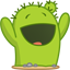 Смайлик «22» из набора «vkCactus» смайлик