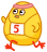 Смайлик «28» из набора «vkChick» смайлик